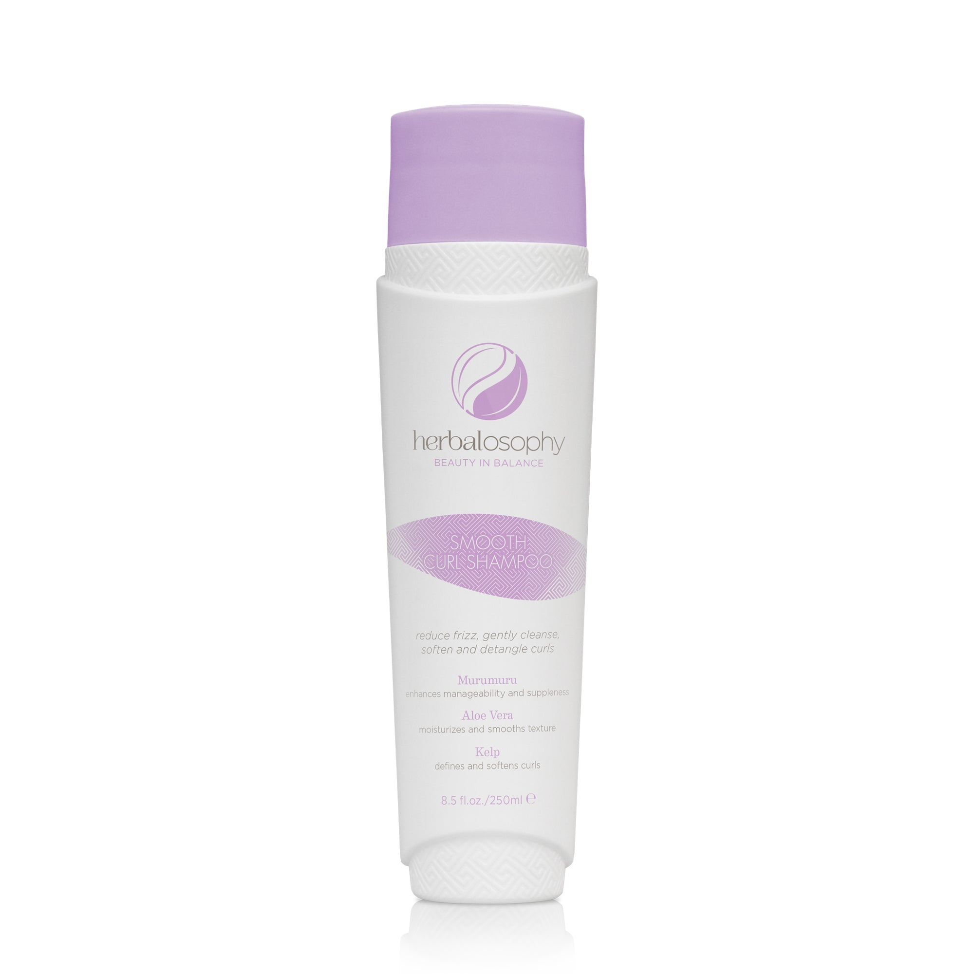 Herbalosophy Smooth Curl Shampoo bottle 8.5oz