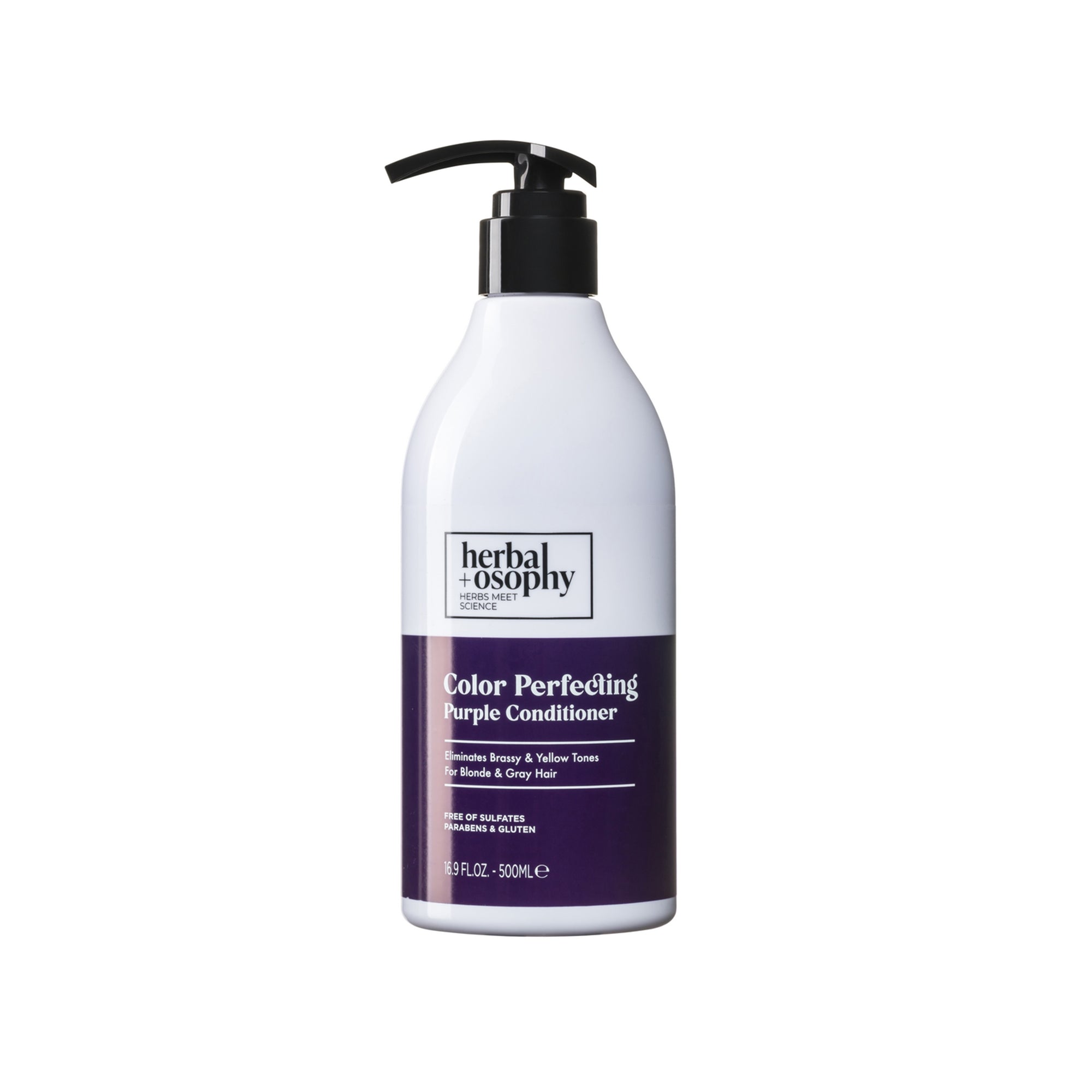 Herbalosophy Color Perfecting Purple Conditioner bottle front